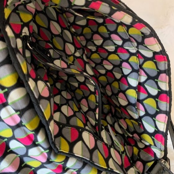 Black Vera Bradley Microfiber Bag - Picture 8 of 14
